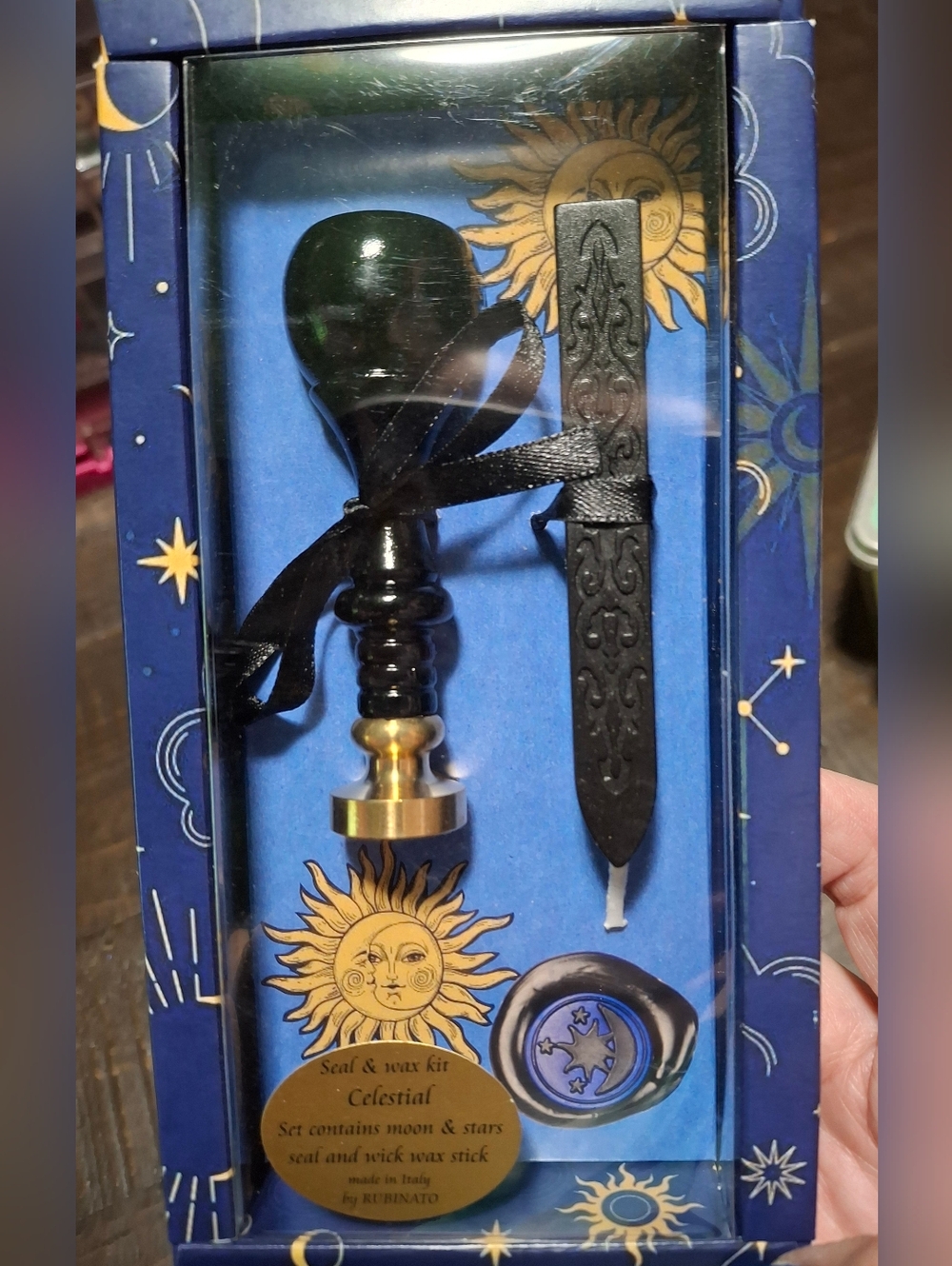 Rubinato Celestial Seal & Wax Stamp Set